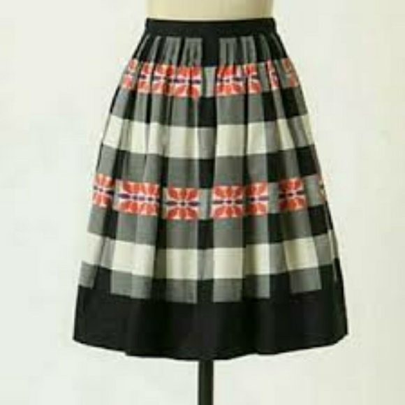 Anthropologie Dresses & Skirts - Anthropologie | Floreat Plaid Skirt size 6